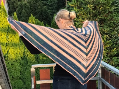 Gestreiftes Tuch „Rookie Stripes“